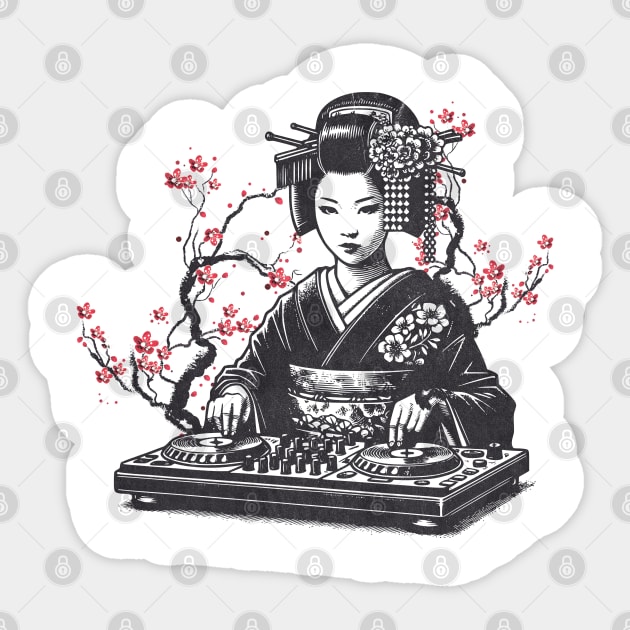 GEISHAのDJ Modern geisha energy with a controller (芸者) | 🪭🎛️ ✨ Trying